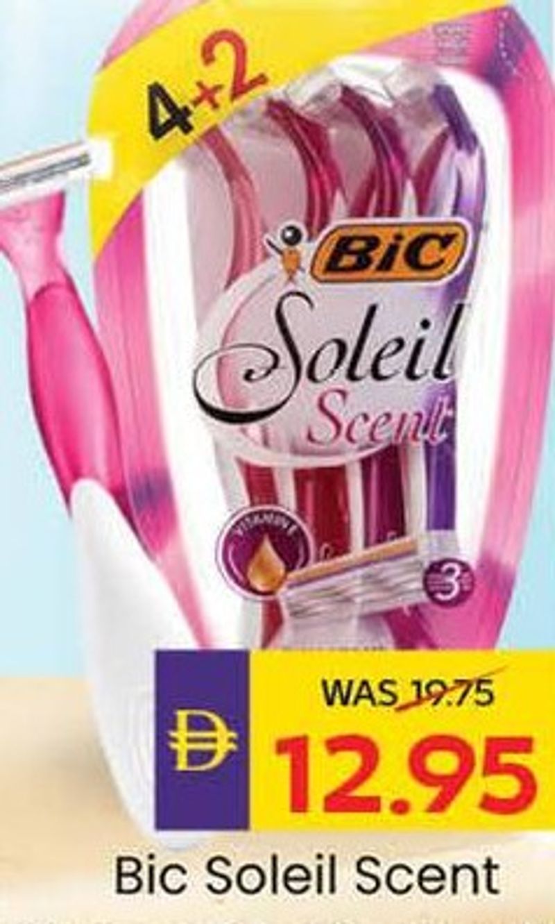 Bic Soleil Scent Disposable Shaver 4+2