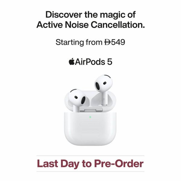 Sale On AirPods 5 from Jumbo until 30th September