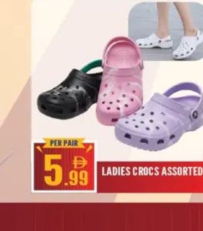 LADIES CROCS ASSORTED
