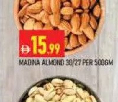 Madina Almond 30/27 per 500gm