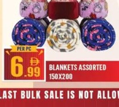 Blankets Assorted 150x200