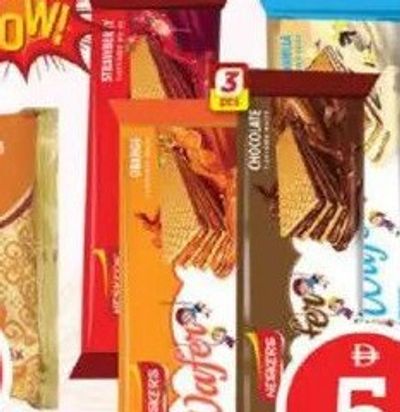 Neskers Wafer Biscuits Assorted 3x120gm