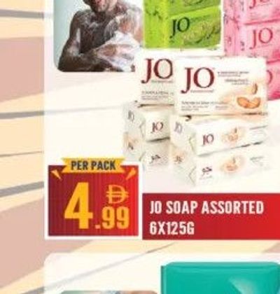 JO SOAP ASSORTED 6X125G