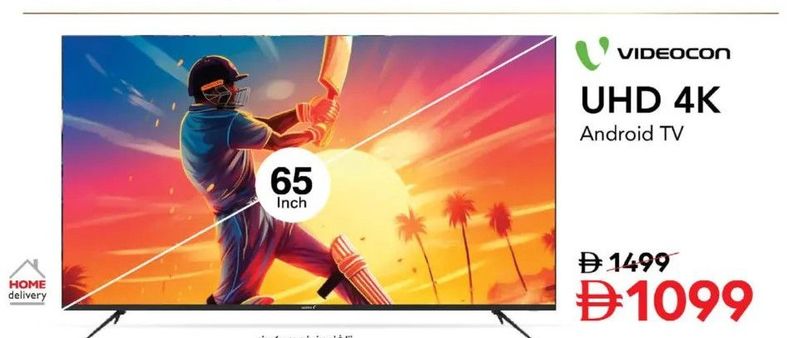 Videocon 4K Smart LED TV 65" E65EL1100