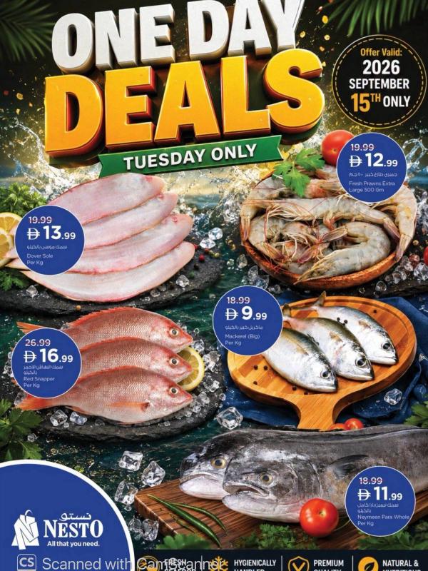 One Day Deals from Nesto until 15th September