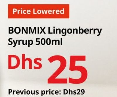 BONMIX Lingonberry Syrup 500ml