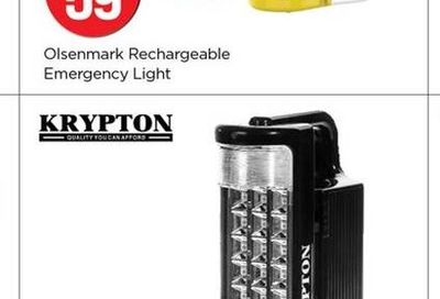 Krypton Rechargeable LED Emergency Lantern