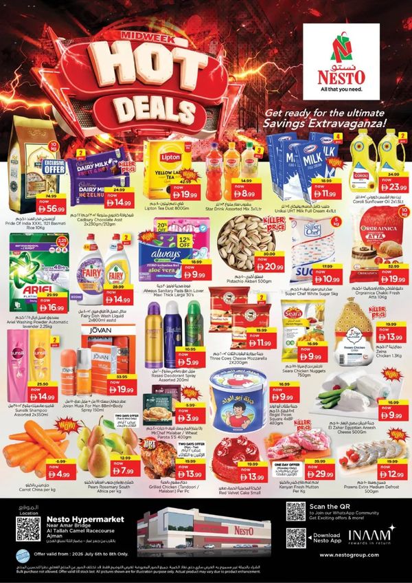 Midweek Deals