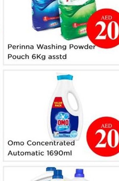 Perinna Washing Powder Pouch 6kg asstd
