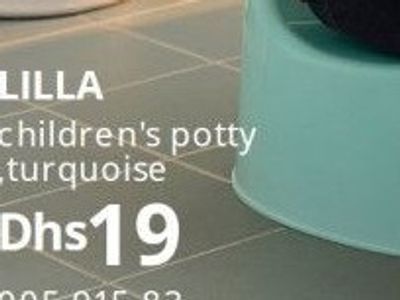 LILLA children's potty, turquoise