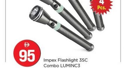 Impex Flashlight 3SC Combo LUMINCS 4 Pcs