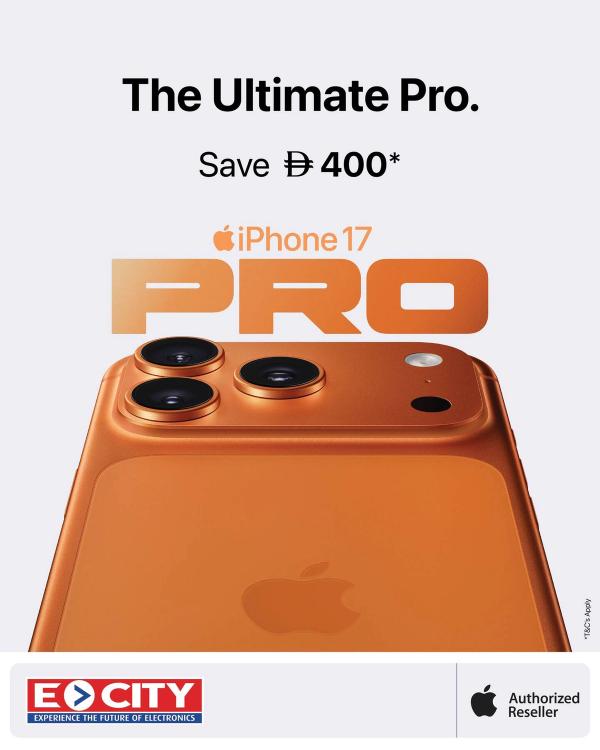 Sale On iPhone 17 Pro from ECity until 15th September