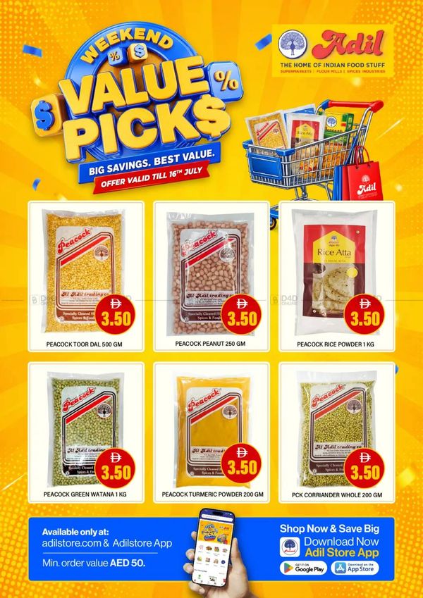 Weekend Value Picks from Al Adil until 16th July