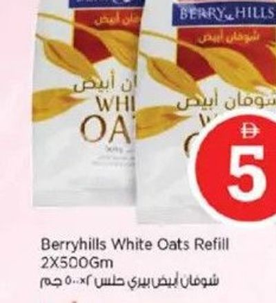 Berryhills White Oats Refill 2X500GM