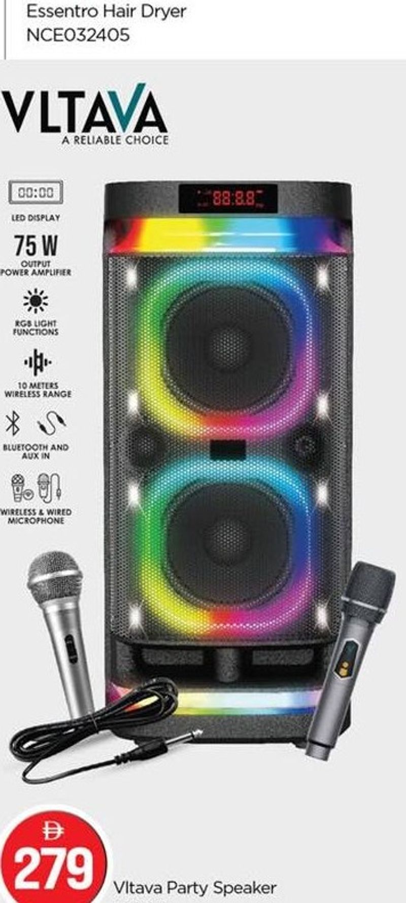 Vltava Party Speaker VL1214