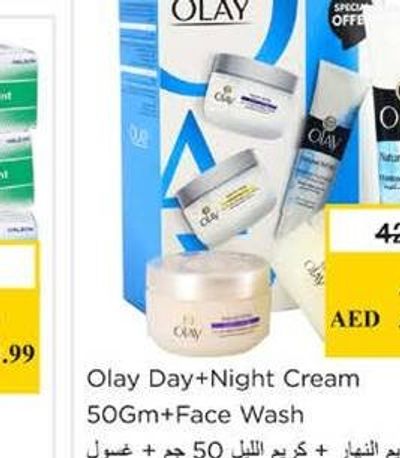 Olay Day+Night Cream 50Gm+Face Wash