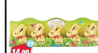 Lindt Gold Bunny Mini Milk Chocolate 5x10gm