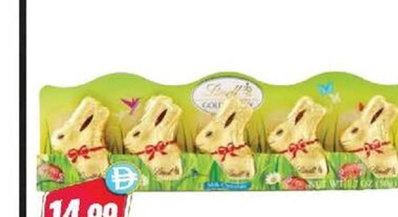 Lindt Gold Bunny Mini Milk Chocolate 5x10gm