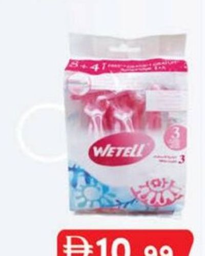 WETELL DISPOSABLE RAZOR FOR WOMEN 8 + 4 WT2771