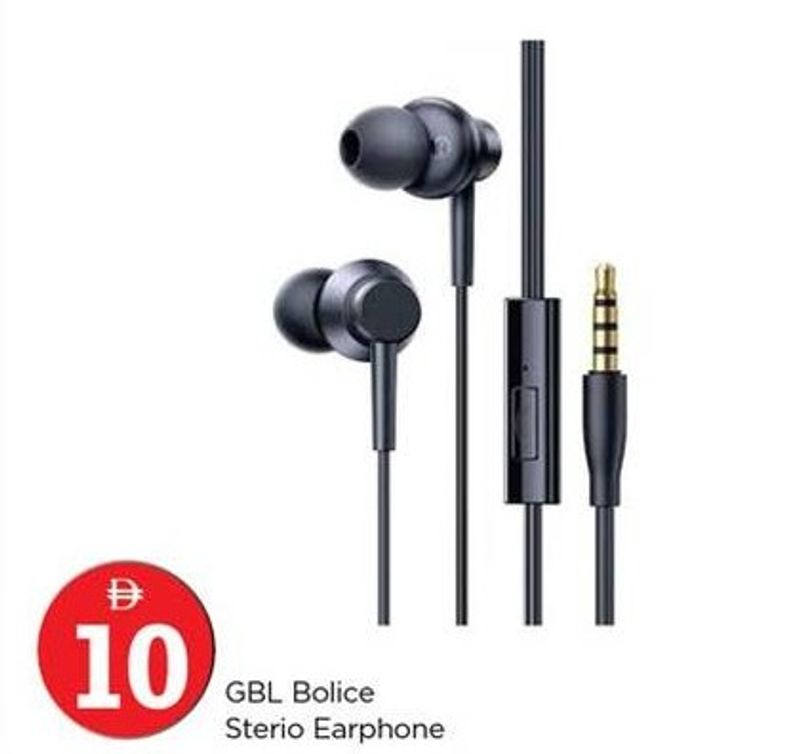 GBL Bolice Sterio Earphone