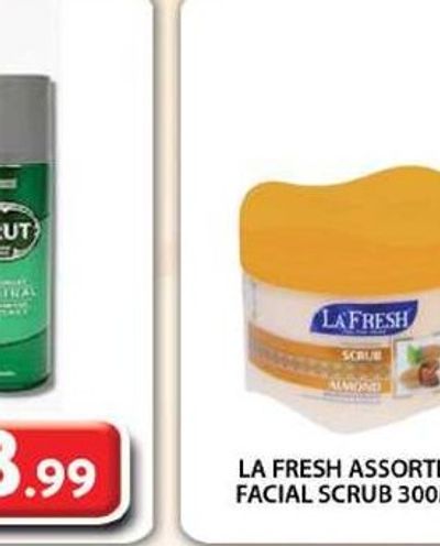 La Fresh Assorted Facial Scrub 300ml