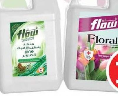 Flow Floor Cleaner & Disinfectant 5Ltr asstd.