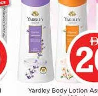 Yardley Body Lotion Assorted 2x400ml