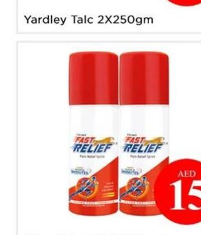 Yardley Talc 2x250gm