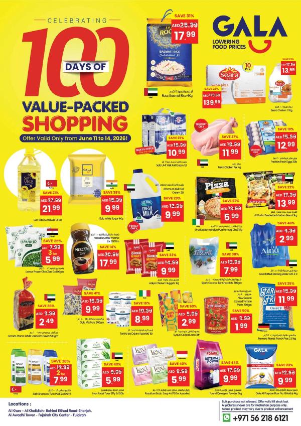 100 Days Of Value Packed Shopping