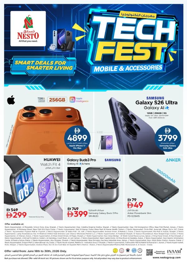 Tech Fest from Nesto until 30th June