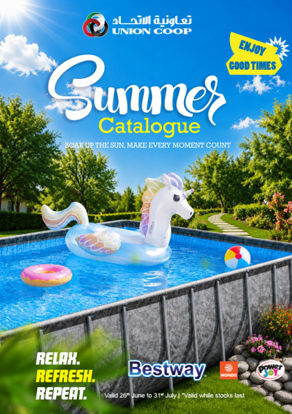 Summer Catalogue from Union Coop until 31st July