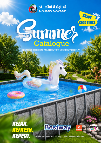 Summer Catalogue from Union Coop until 31st July
