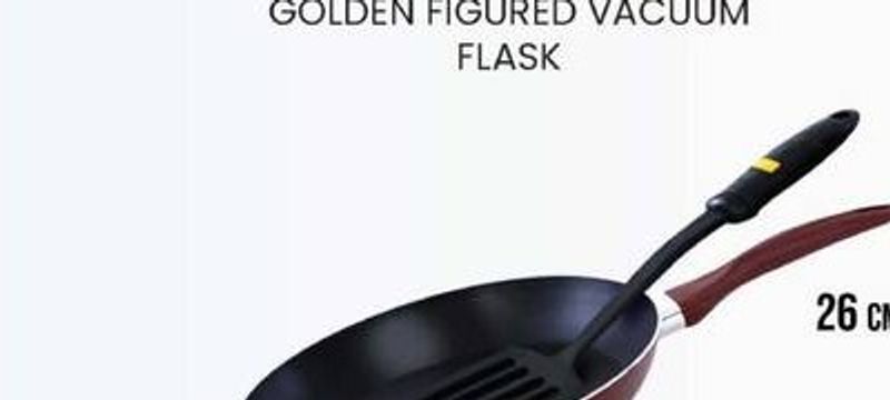 GOLDEN FIGURED VACUUM FLASK 1.6 LITRE