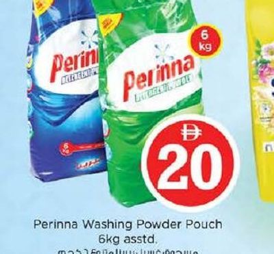 Perinna Washing Powder Pouch 6kg asstd.