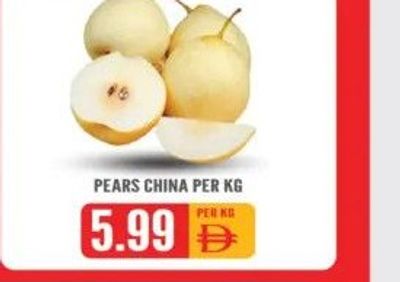 Pears China Per KG