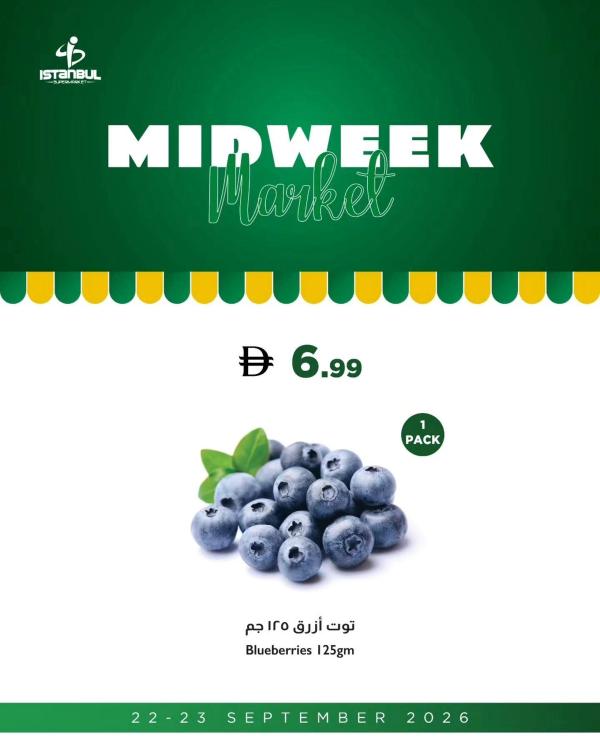 Fruits & Vegetables Offers from Istanbul Supermarket until 23rd September