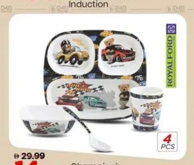 Champion's Baby Dinner Set 4Pcs