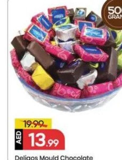 Deligos Mould Chocolate 500 Grams