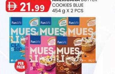 FUN & FIT MUESLI ASSORTED 250 g