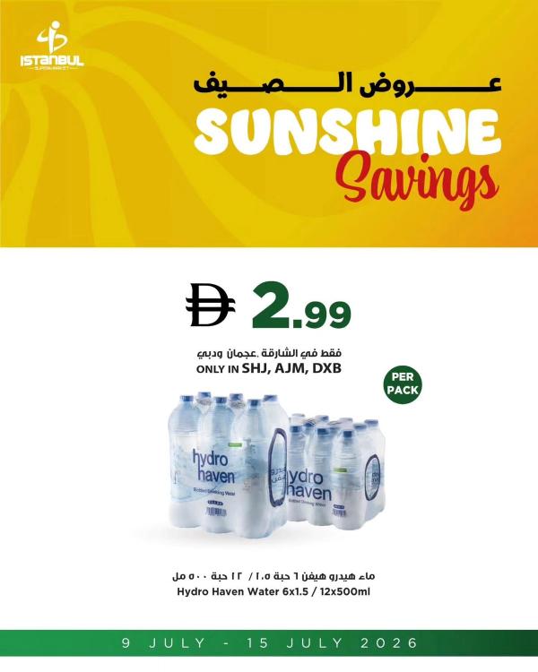 Special Offers from Istanbul Supermarket until 15th July