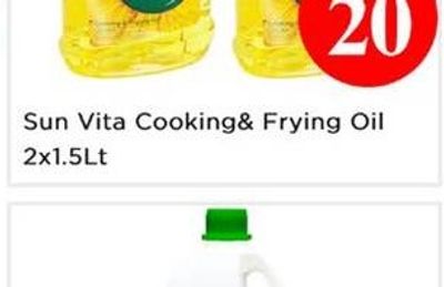 Sun Vita Cooking & Frying Oil 2x1.5Lt