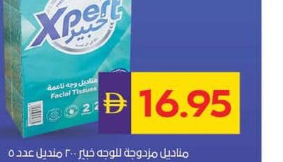 Xpert Facial Tissue 2 Ply 200 Sheets x 5pcs
