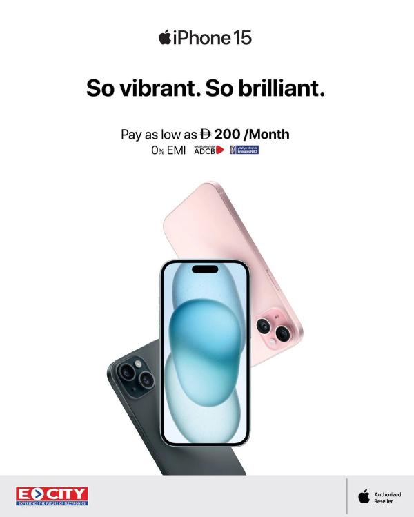 iPhone 15 Sale from ECity until 31st March