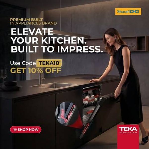 Give Your Kitchen A Sleek from Sharaf DG until 15th July