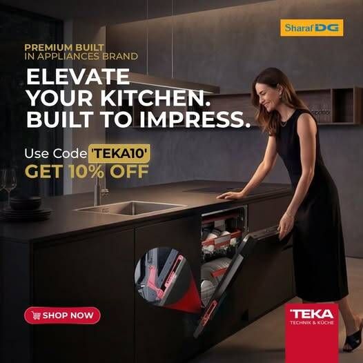 Give Your Kitchen A Sleek from Sharaf DG until 15th July