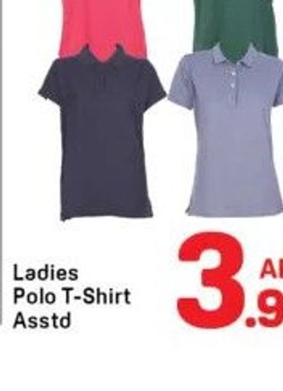 Ladies Polo T-Shirt Asstd