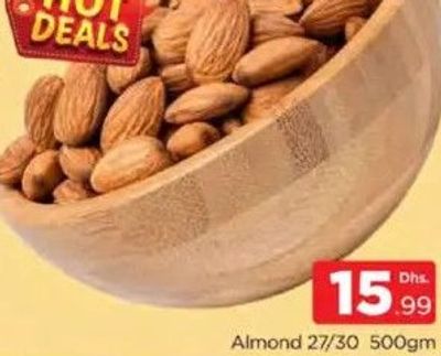 Almond 27/30 500gm