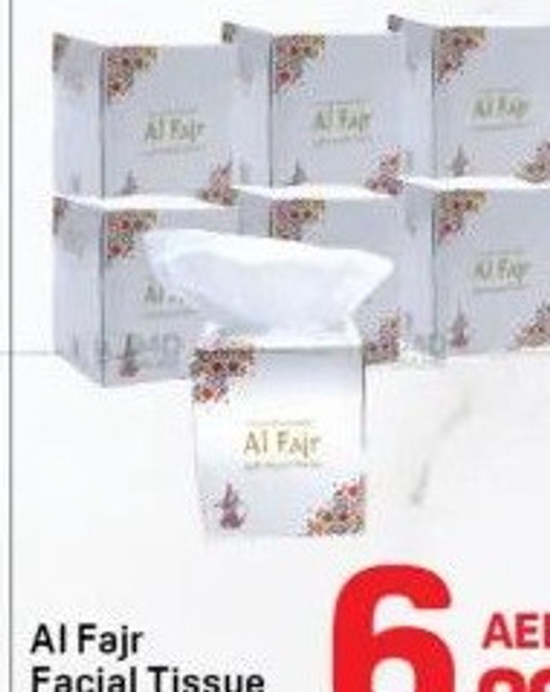Al Fajr Facial Tissue 6x100sheets