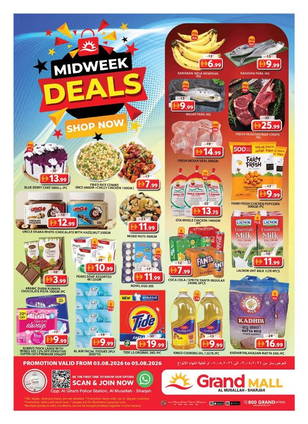 Midweek Deals