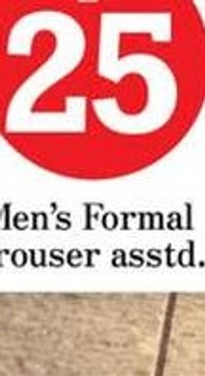 Men's Formal Trouser asstd.